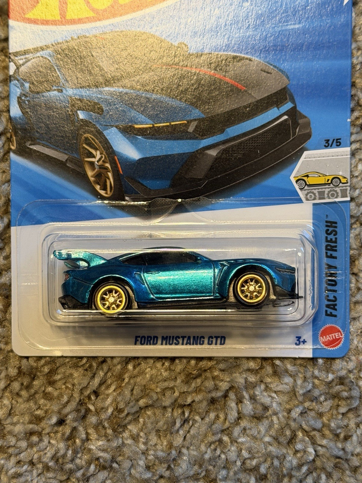 2026 Hot Wheels Ford Mustang GTD Super Treasure Hunt Factory Fresh