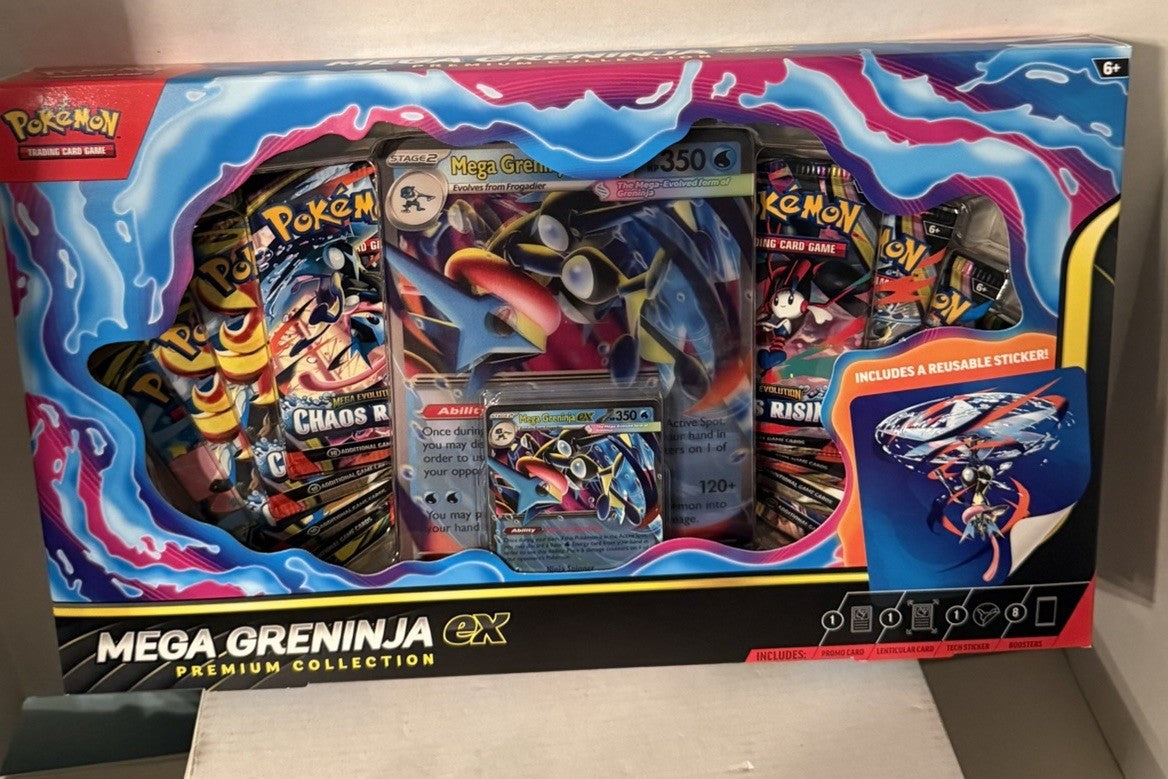 Mega Greninja ex Premium Collection Box Pokemon TCG