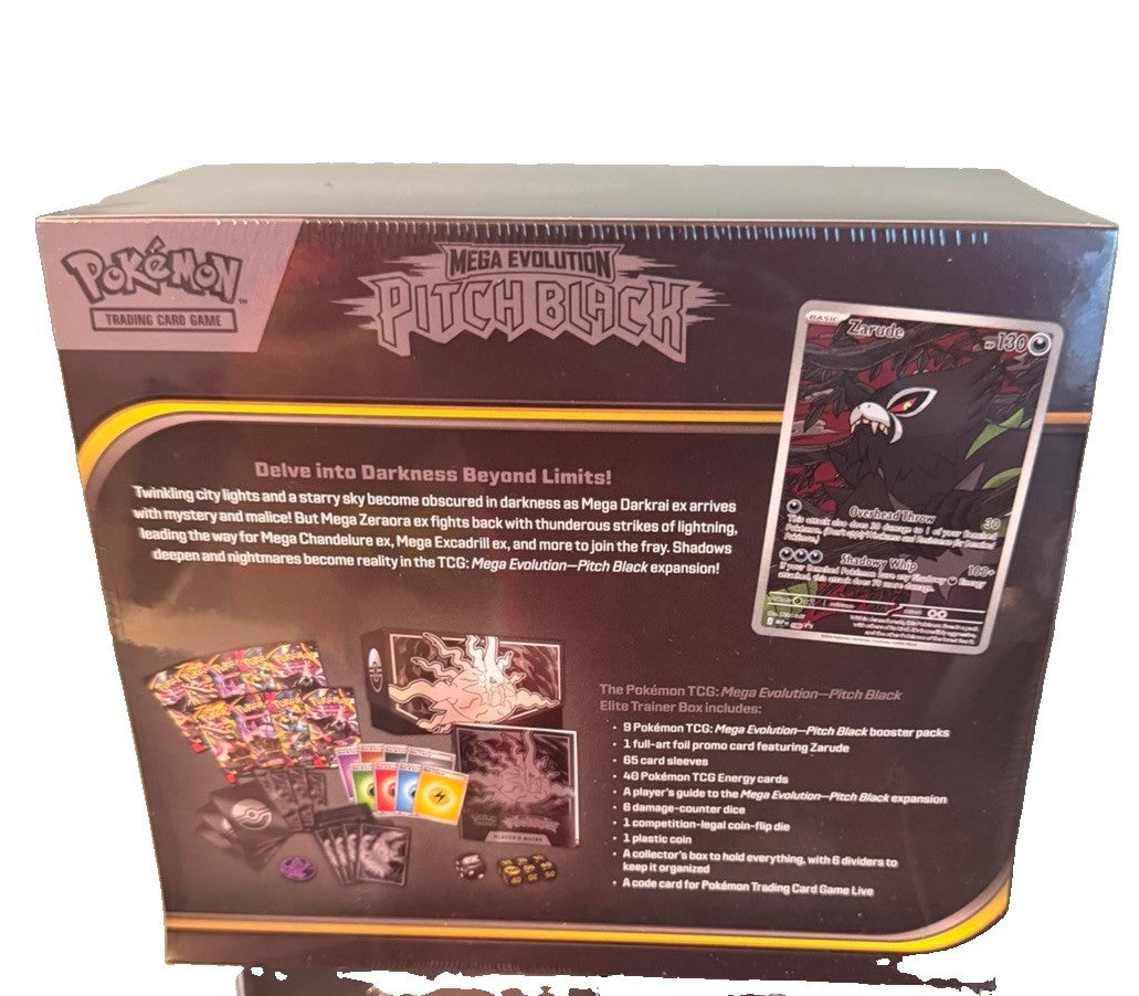 Pokemon TCG Mega Evolution Pitch Black ETB Elite Trainer Box ✅IN HAND✅