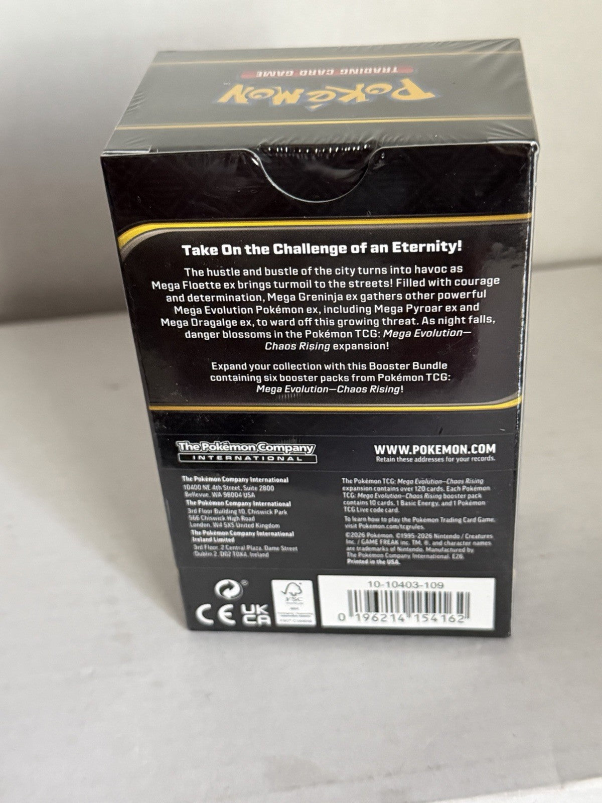 Pokemon Chaos Rising: Booster Bundle, Factory Sealed, In Hand