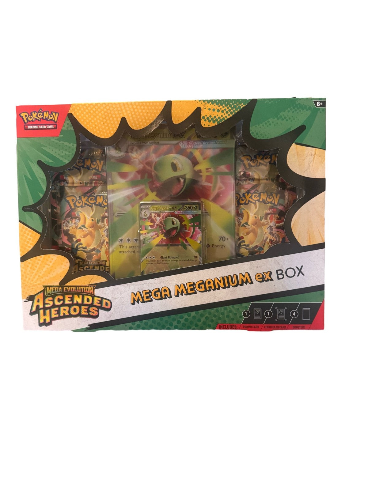 Pokémon TCG Mega Evolution Ascended Heroes Mega Meganium ex Box