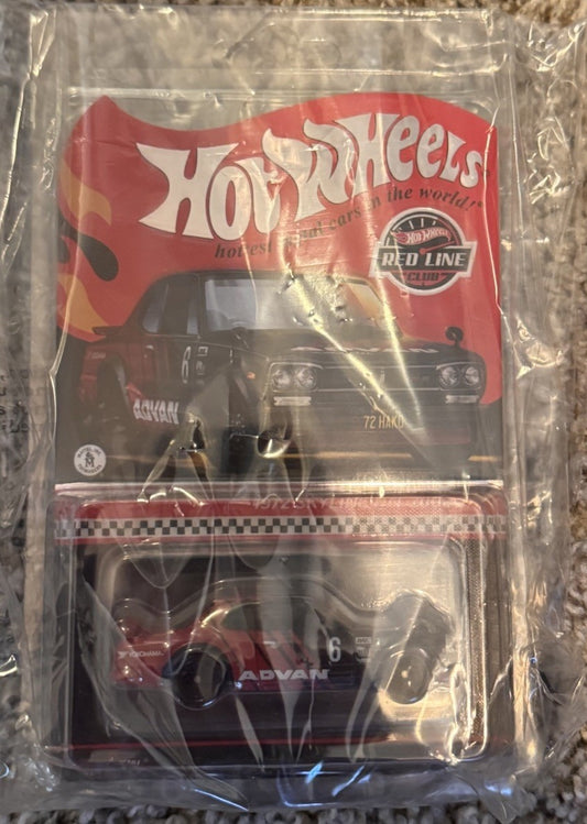 Hot Wheels RLC ADVAN 1972 Skyline H/T Nissan 2000GT-R Hako NEW