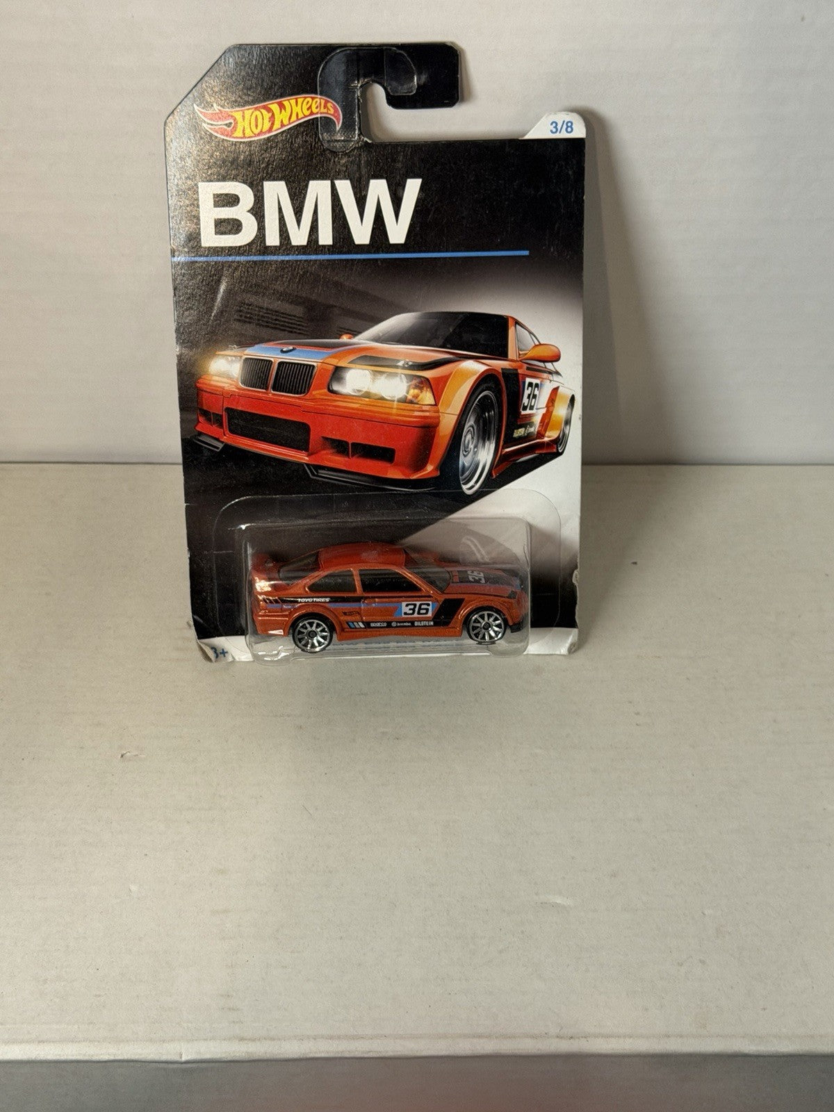 Hot Wheels BMW E36 M3 Race 3/8 New 2015 W Protector