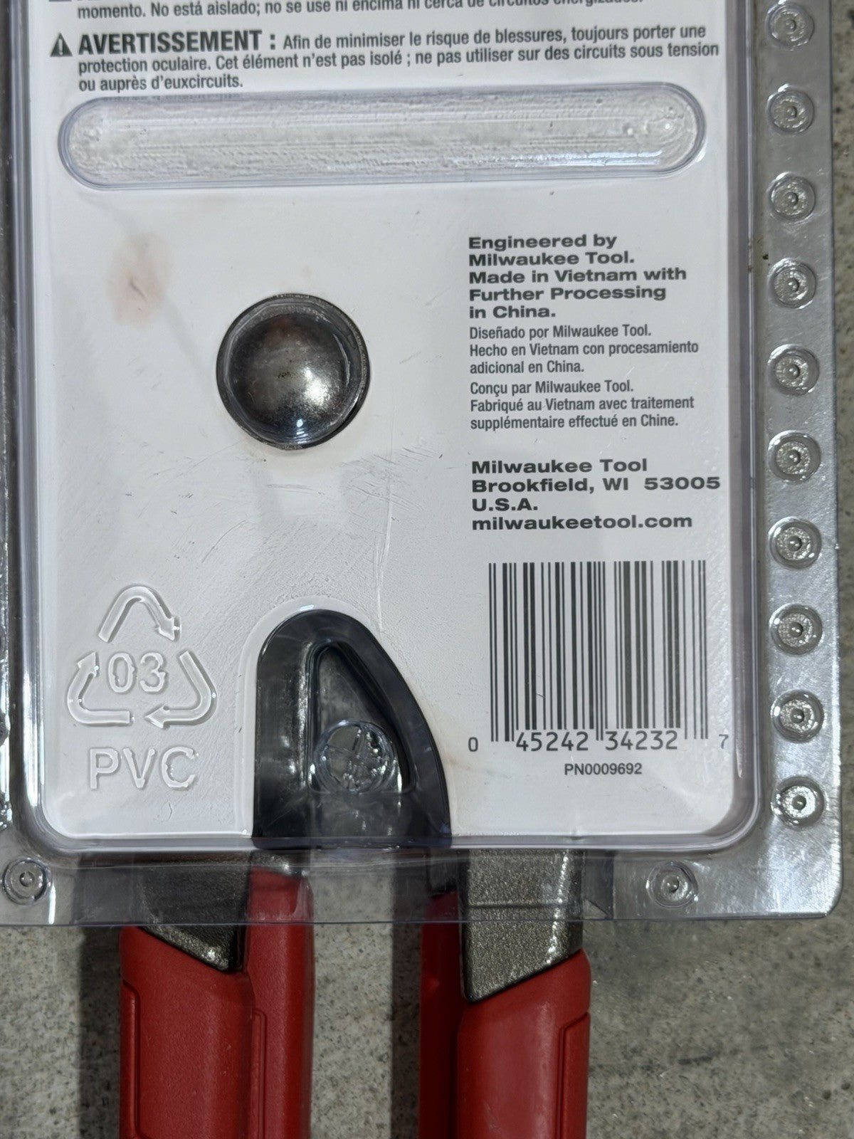 Milwaukee 6" & 10" Comfort Grip Straight Jaw Pliers Set, #48-22-6330
