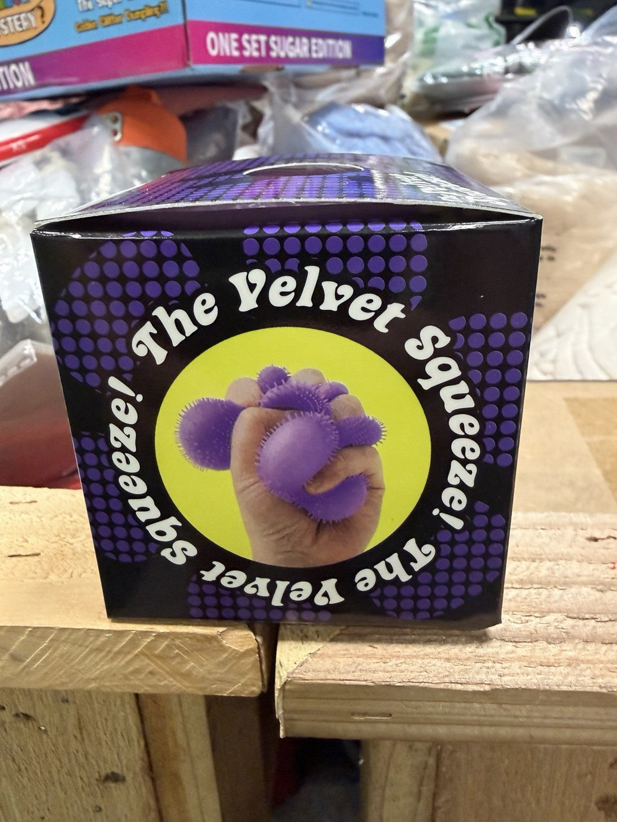 New Nee Doh Fuzz Ball Flower Power - (Purple ) Brand New Free Shipping 