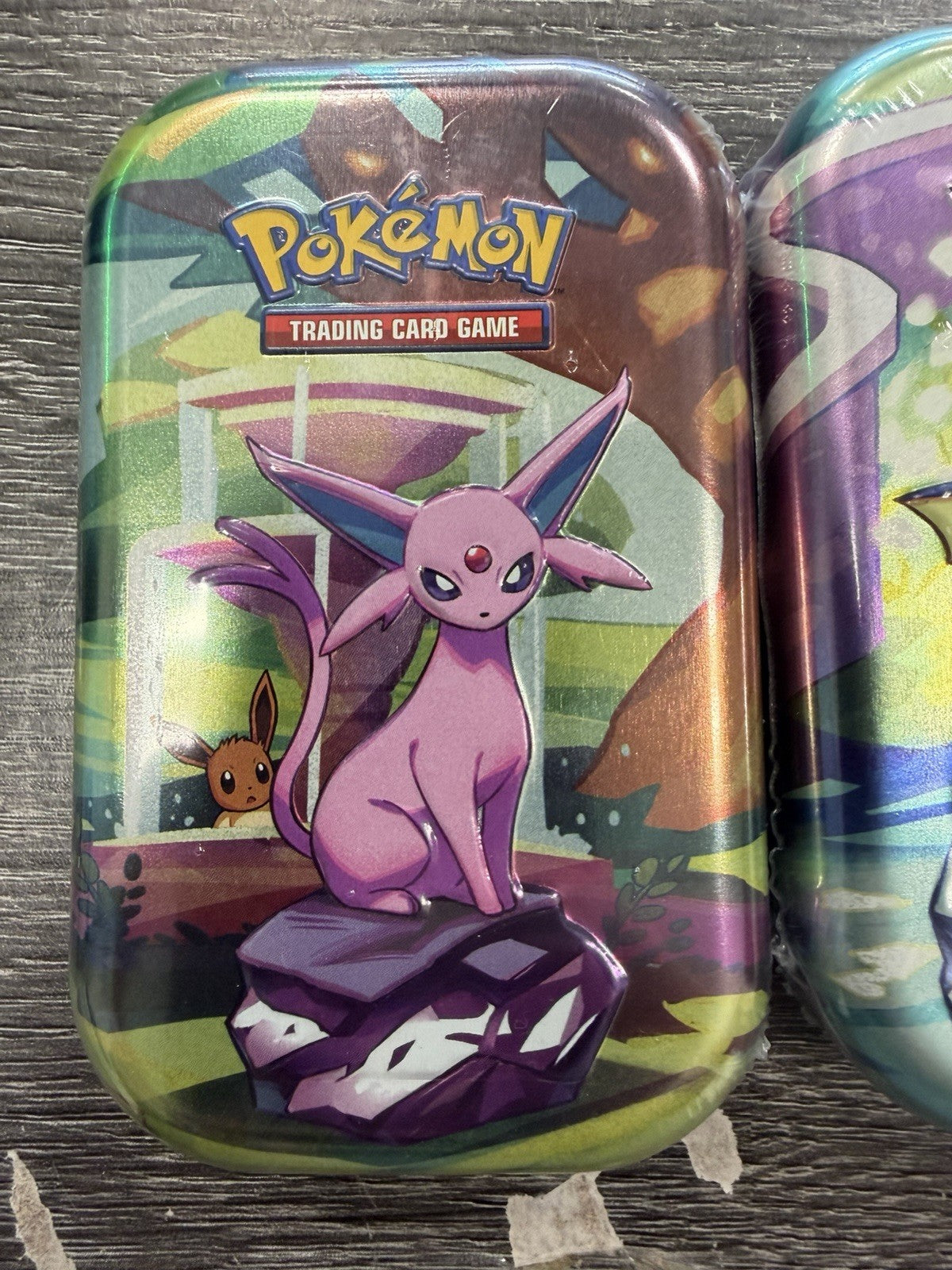Pokemon PRISMATIC EVOLUTIONS 1 Random  Mini Tins New With Cards Sealed.