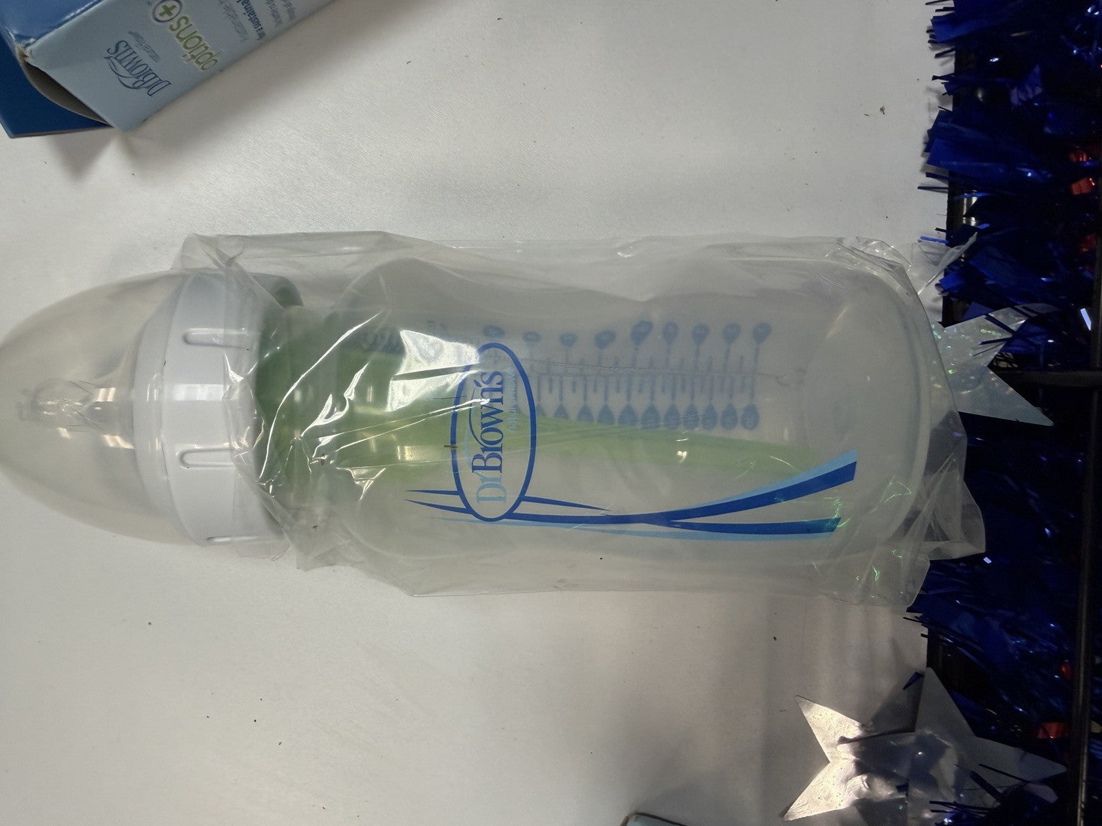 Dr. Brown’s Natural Flow Anti-Colic Options+Wide-Neck Baby Bottle, 9 oz/270 mL
