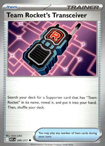 Prize Pack Series Cards #178/182 Team Rocket's Transceiver