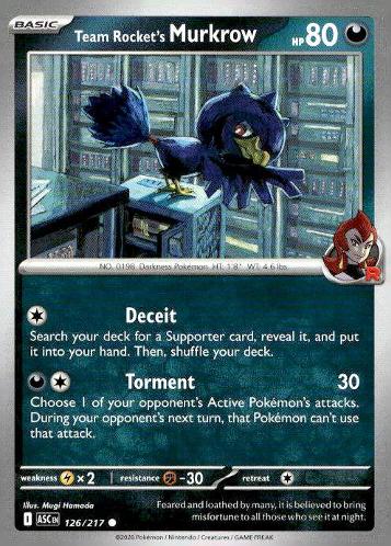 SV10: Destined Rivals #127/182 Team Rocket's Murkrow