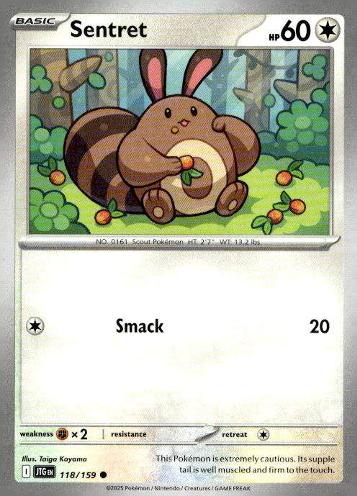 SV09: Journey Together #118/159 Sentret