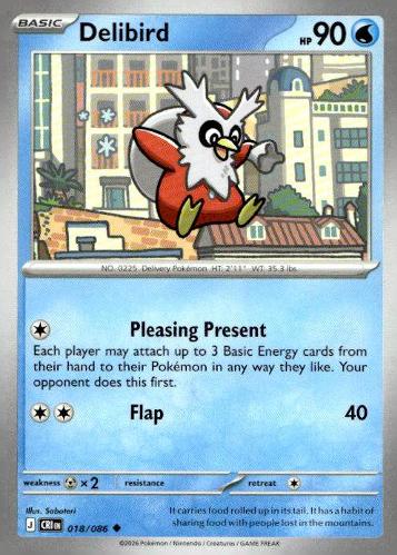 M4: Ninja Spinner #018/083 Delibird