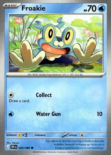 ME04: Chaos Rising #020/086 Froakie