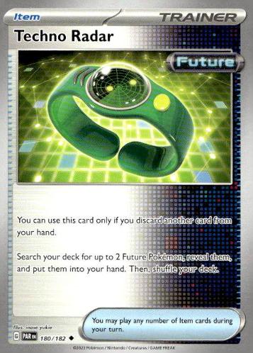 Prize Pack Series Cards #180/182 Techno Radar