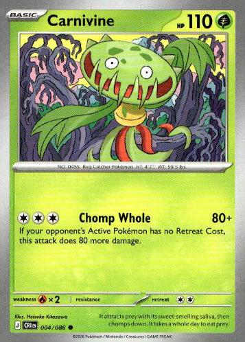 M4: Ninja Spinner #004/083 Carnivine