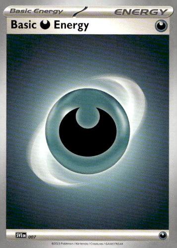 SVE: Scarlet & Violet Energies #007 Basic Darkness Energy