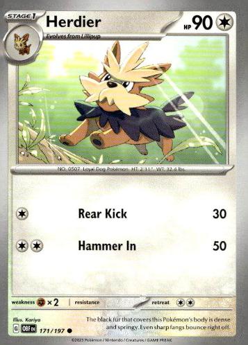 SV03: Obsidian Flames #171/197 Herdier