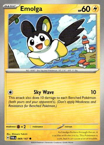 SV06: Twilight Masquerade #069/167 Emolga