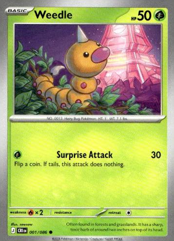 M4: Ninja Spinner #001/083 Weedle