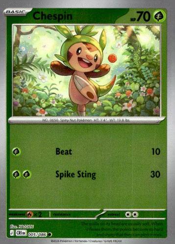 ME04: Chaos Rising #005/086 Chespin