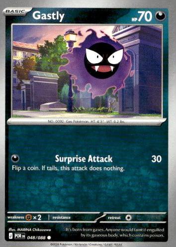 Prize Pack Series Cards #048/088 Gastly