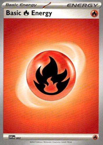 SVE: Scarlet & Violet Energies #002 Basic Fire Energy