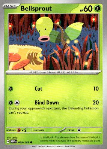 SV2a: Pokemon Card 151 #069/165 Bellsprout