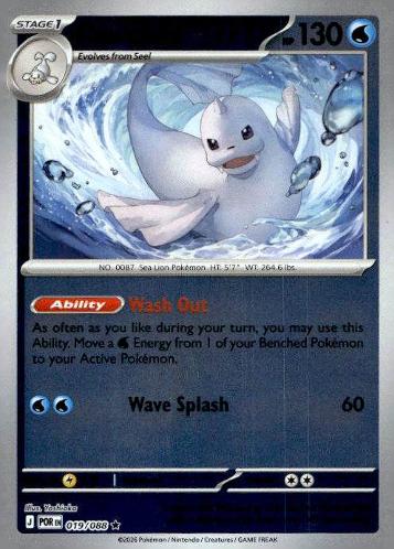 Prize Pack Series Cards #019/088 Dewgong