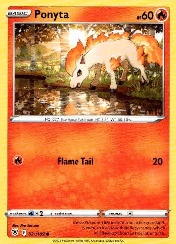 SWSH10: Astral Radiance #021/189 Ponyta