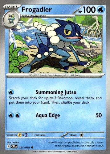 ME04: Chaos Rising #021/086 Frogadier