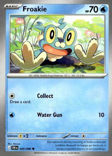 ME04: Chaos Rising #020/086 Froakie