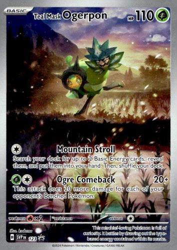 SV: Scarlet & Violet Promo Cards #123 Teal Mask Ogerpon