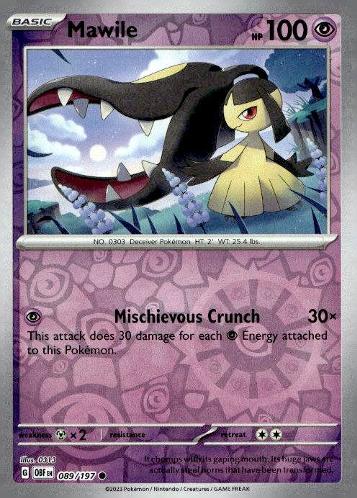 SV03: Obsidian Flames #089/197 Mawile