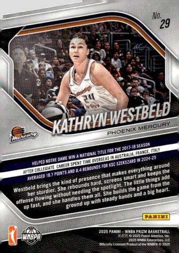 2025 Panini Prizm WNBA #29 Kathryn Westbeld