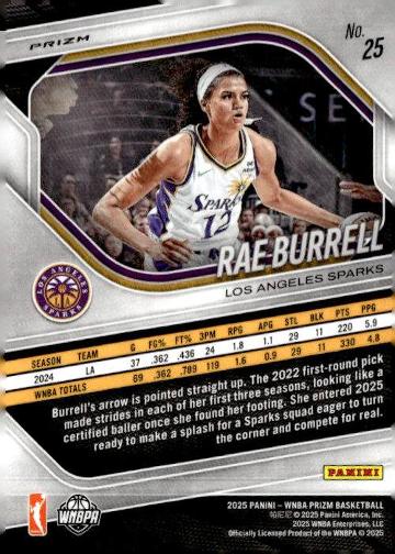 2025 Panini Prizm WNBA #25 Rae Burrell