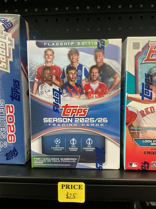 2025/26 Topps UEFA Club Competitions Flagship Edition Box