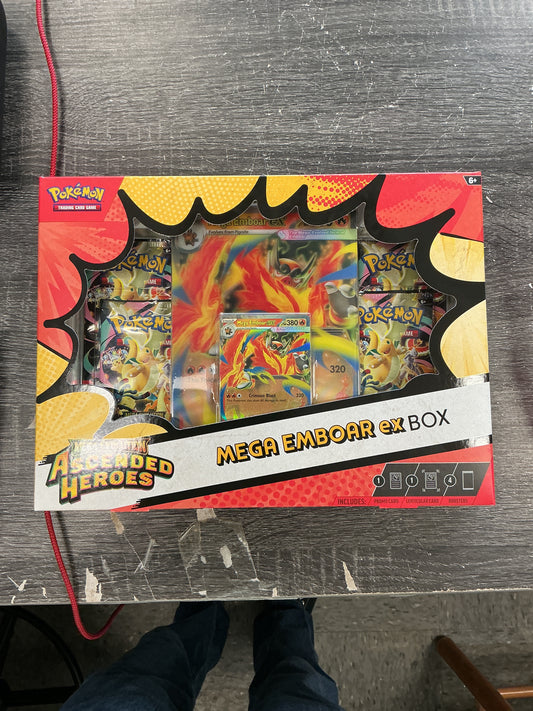 Ascended Heroes Mega Emboar ex Box