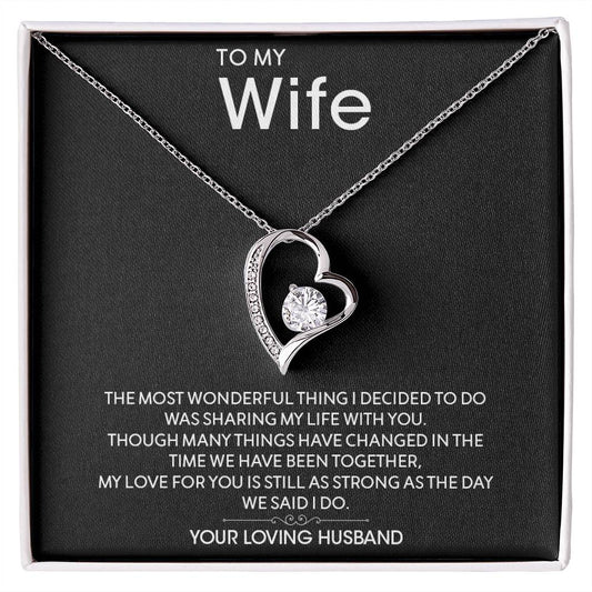 To My Wife | Forever Love Necklace
